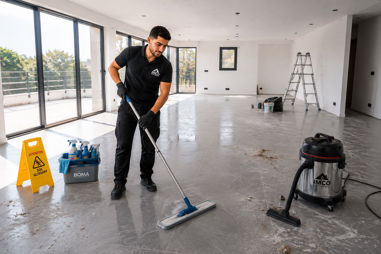 Nettoyage après chantier